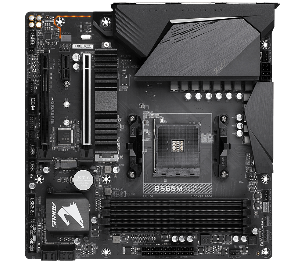Gigabyte Used Refurbished AM4 DDR4 Desktop motherboard AM4 B550M AORUS PRO
