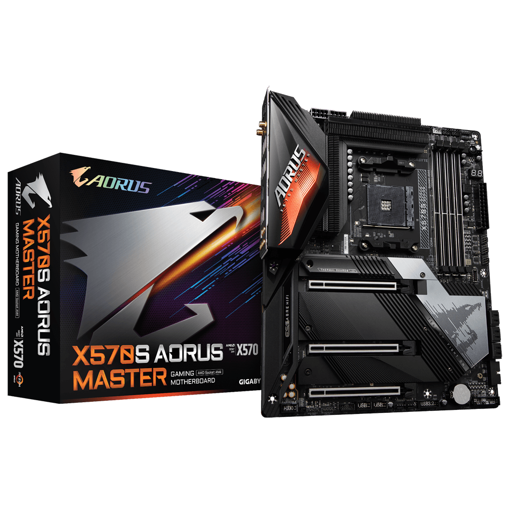 Gigabyte Used Refurbished AM4 DDR4 Desktop motherboard AM4 X570S AORUS MASTER