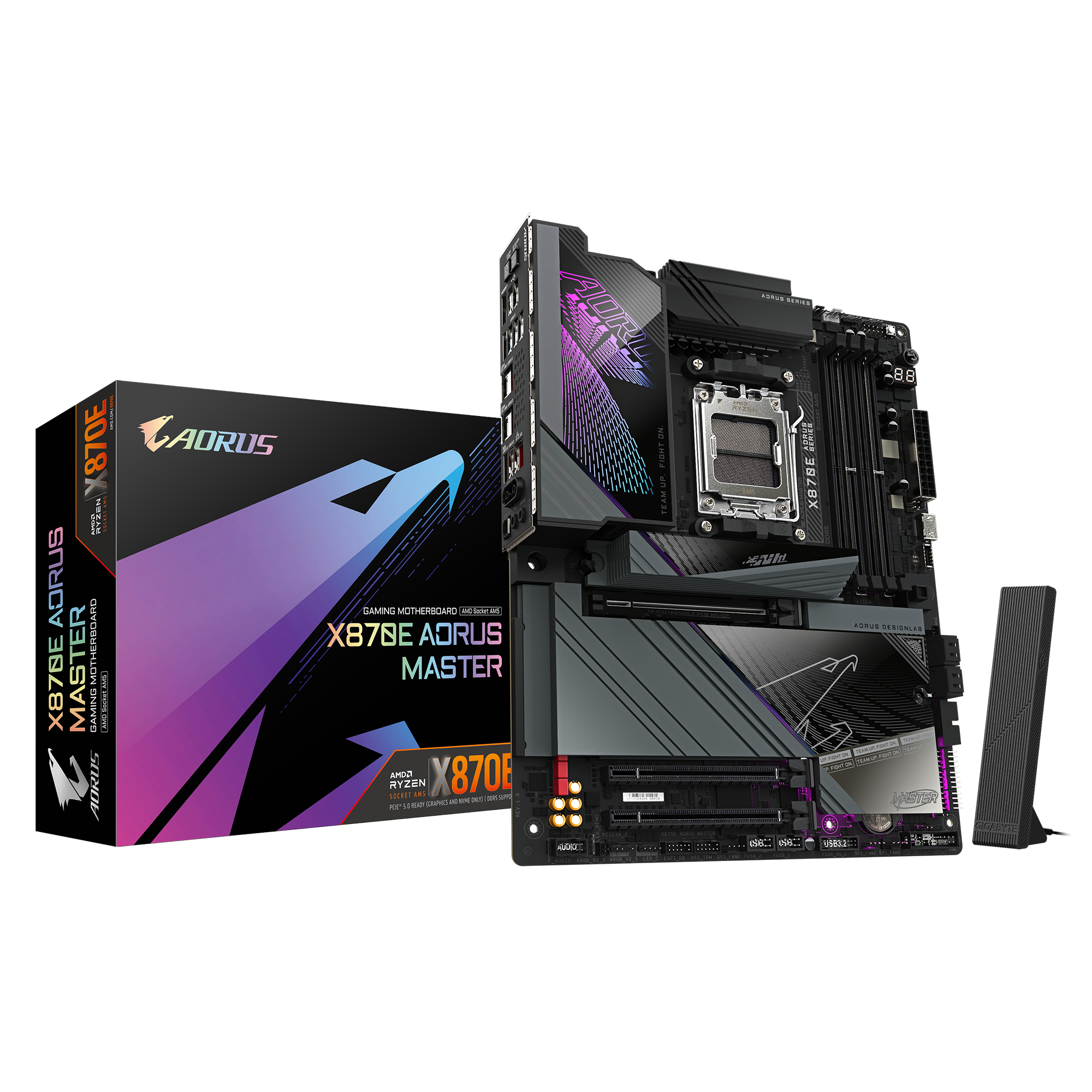 Gigabyte New Used Refurbished AMD Socket AM5 DDR5 Desktop motherboard AM5 X870E AORUS MASTER