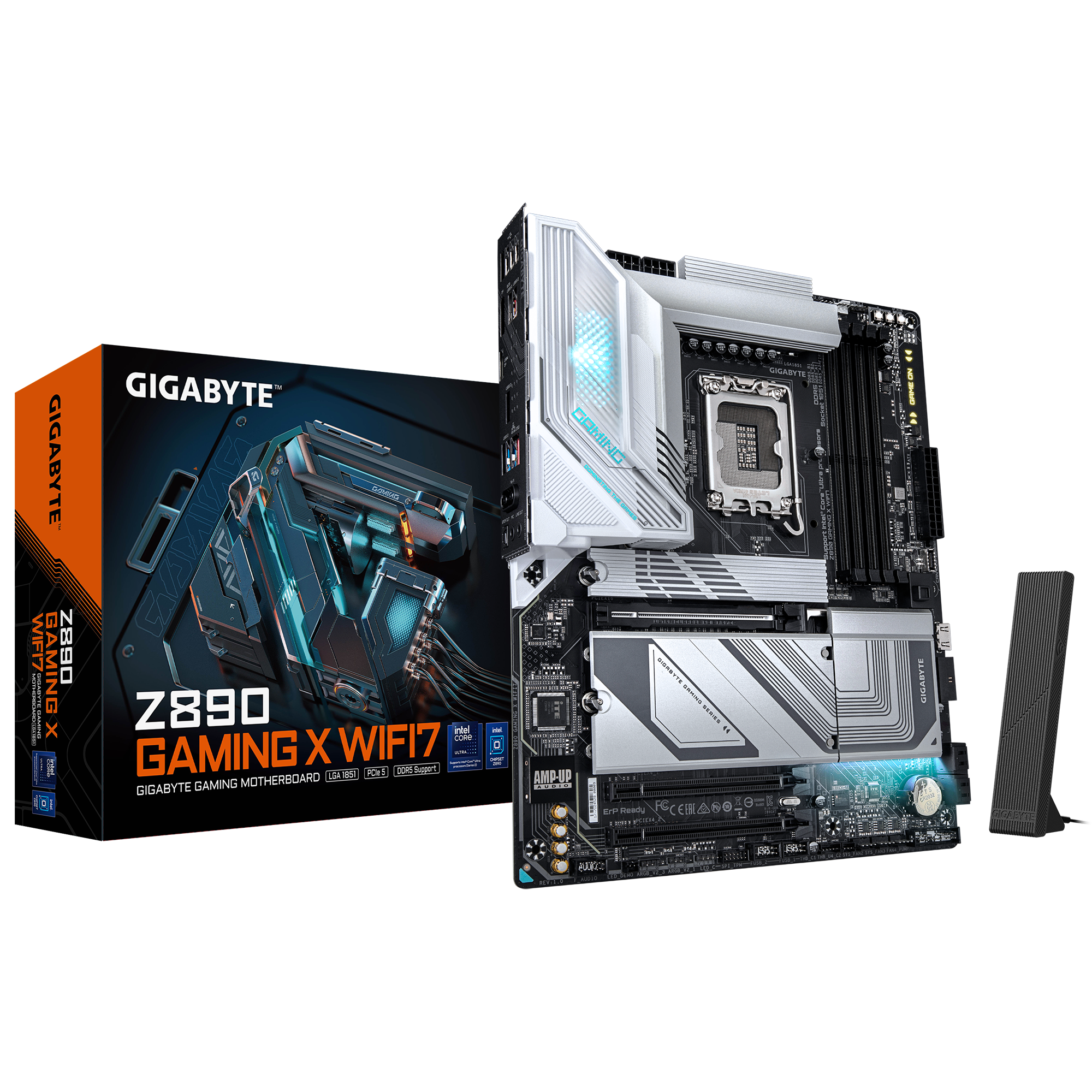 Gigabyte New Used Refurbished DDR5 Intel Socket 1851 DDR5 ATX Intel Core Ultra Processors Desktop motherboard Z890 GAMING X WIFI7