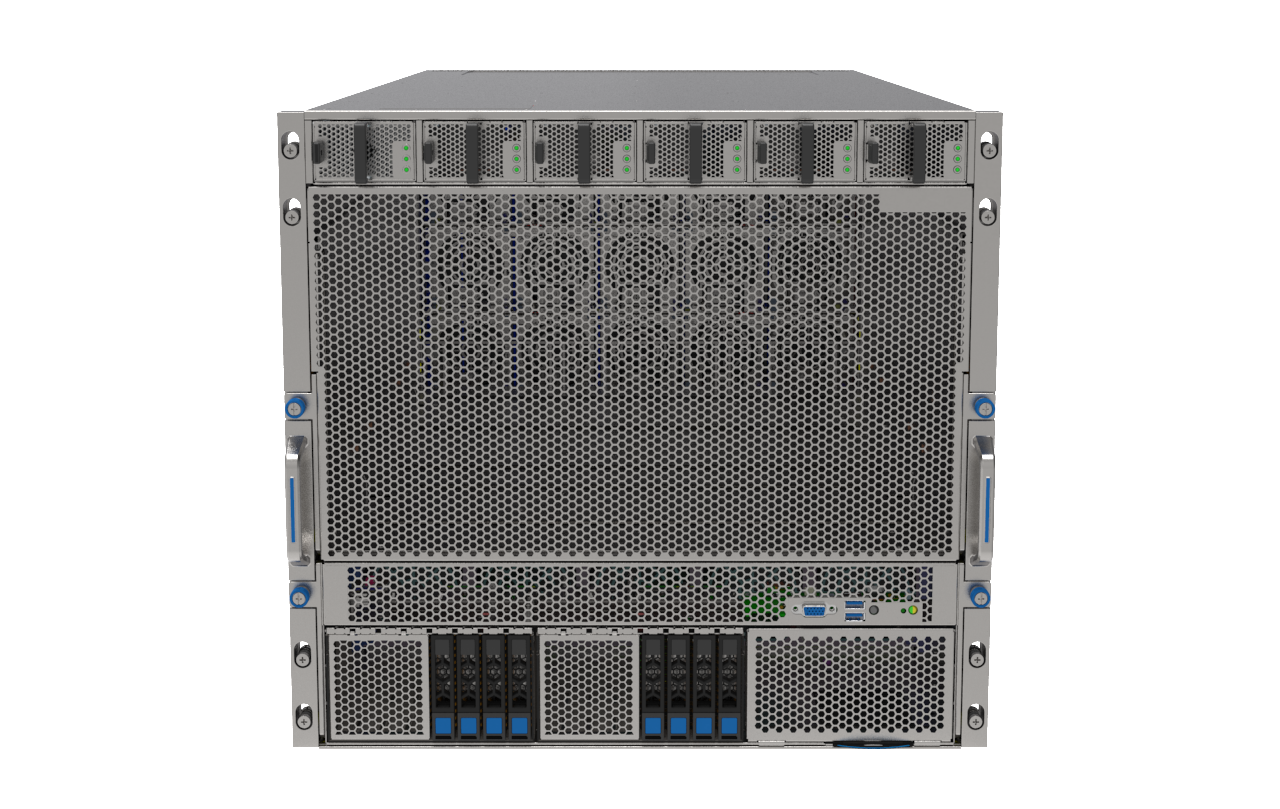 Inventec	P9000G6 P9000G7 HGX B200 B300 NVL8 180GB Air-Cooled (8) Intel Granite Rapids (2) AI Graphics Card GPU Server