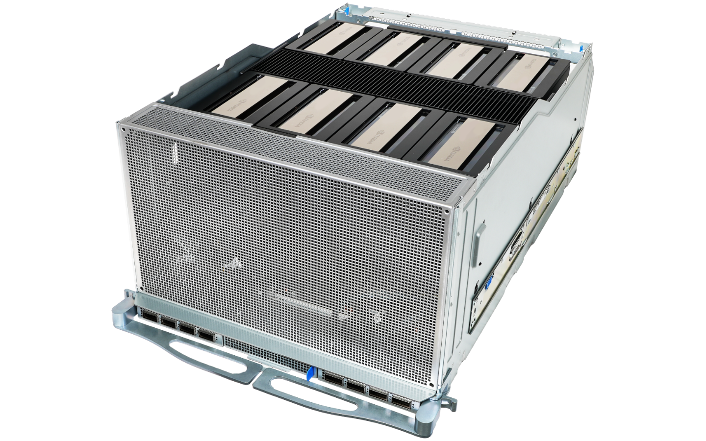 Quanta QCT QuantaGrid D75H-10U/S8H HGX B300 NVL8 270GB Air-Cooled (8) Intel Granite Rapids (2) AI Graphics Card GPU Server