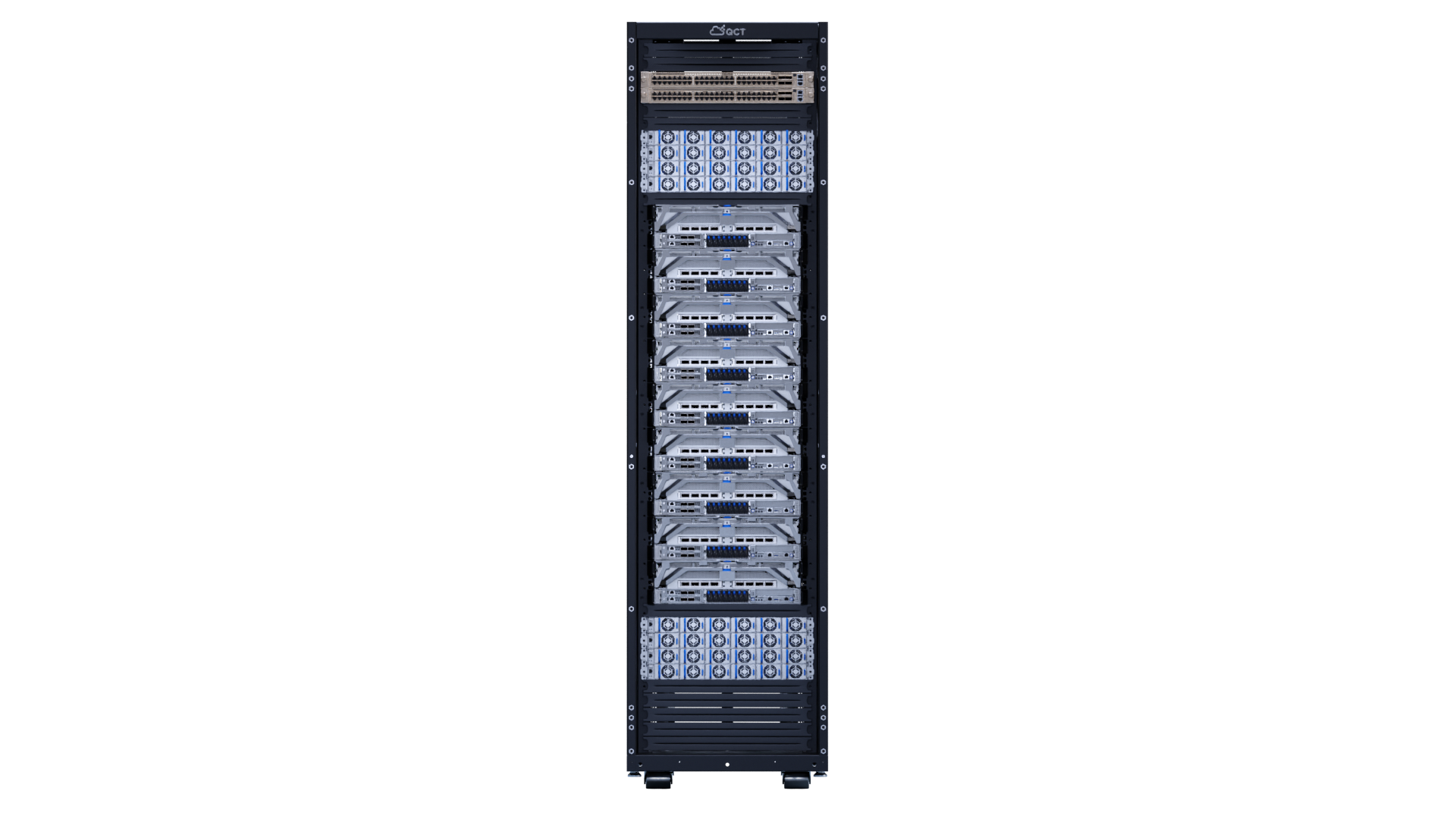 Quanta QCT QuantaGrid D75L-3U/S8L HGX B300 NVL8 270GB Partner-Cooled (8) Intel Granite Rapids SP (2) AI Graphics Card GPU Server