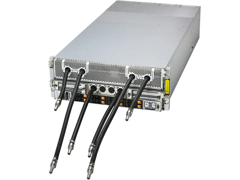 Supermicro SuperServer SYS-422GA-NBRT-LCC HGX B200 NVL8 180GB Partner-Cooled (8) Intel Granite Rapids (2) AI Graphics Card GPU Server
